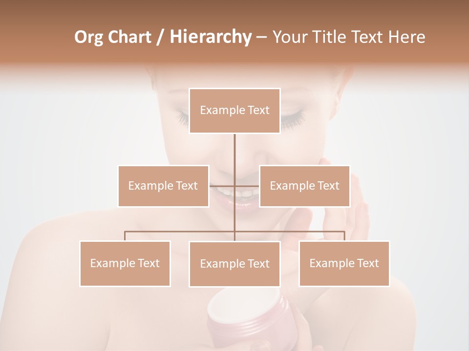 Eyes Cheek Girl PowerPoint Template
