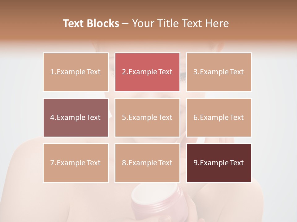 Eyes Cheek Girl PowerPoint Template