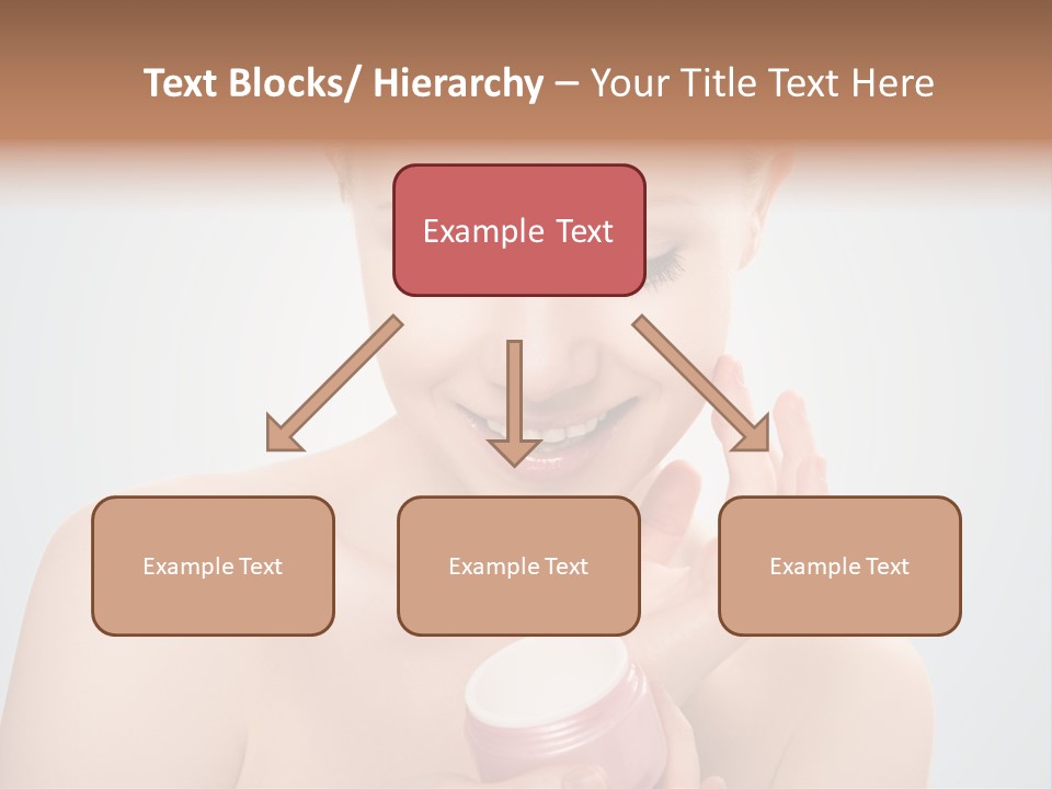 Eyes Cheek Girl PowerPoint Template