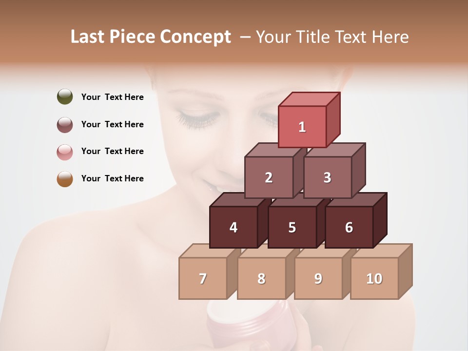 Eyes Cheek Girl PowerPoint Template