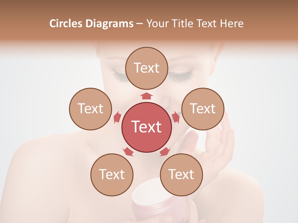 Eyes Cheek Girl PowerPoint Template