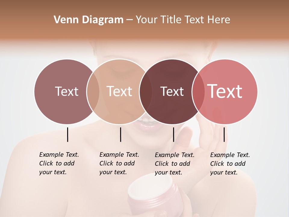 Eyes Cheek Girl PowerPoint Template