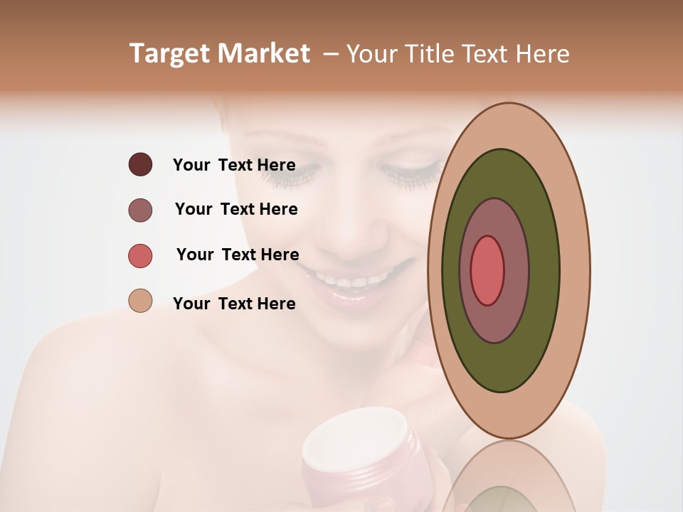 Eyes Cheek Girl PowerPoint Template