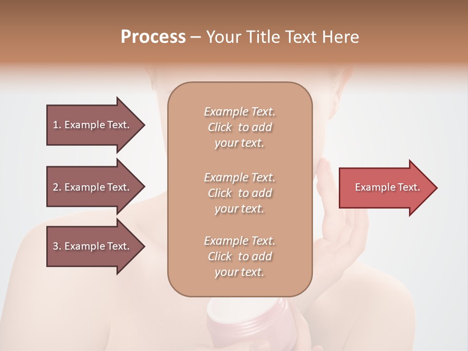 Eyes Cheek Girl PowerPoint Template