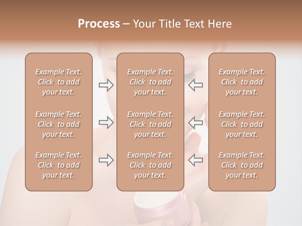 Eyes Cheek Girl PowerPoint Template