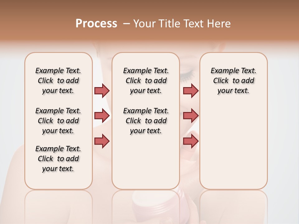 Eyes Cheek Girl PowerPoint Template
