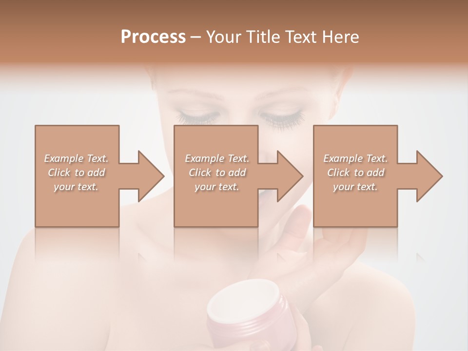 Eyes Cheek Girl PowerPoint Template