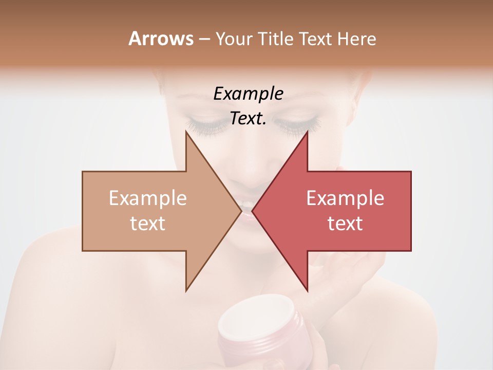 Eyes Cheek Girl PowerPoint Template