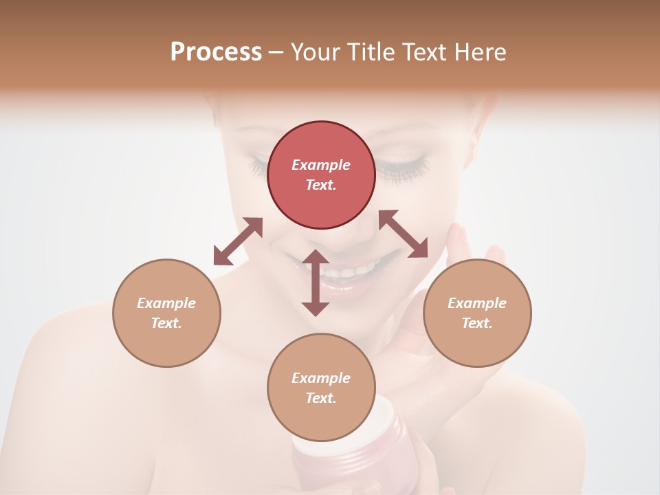 Eyes Cheek Girl PowerPoint Template