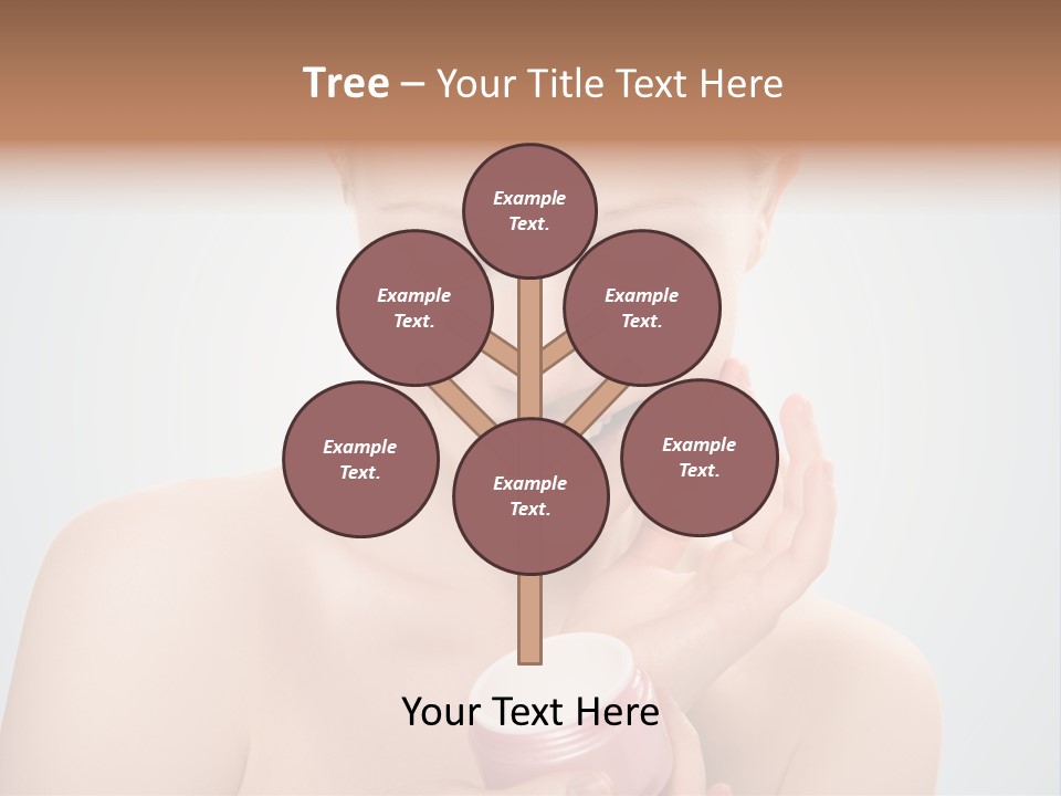 Eyes Cheek Girl PowerPoint Template