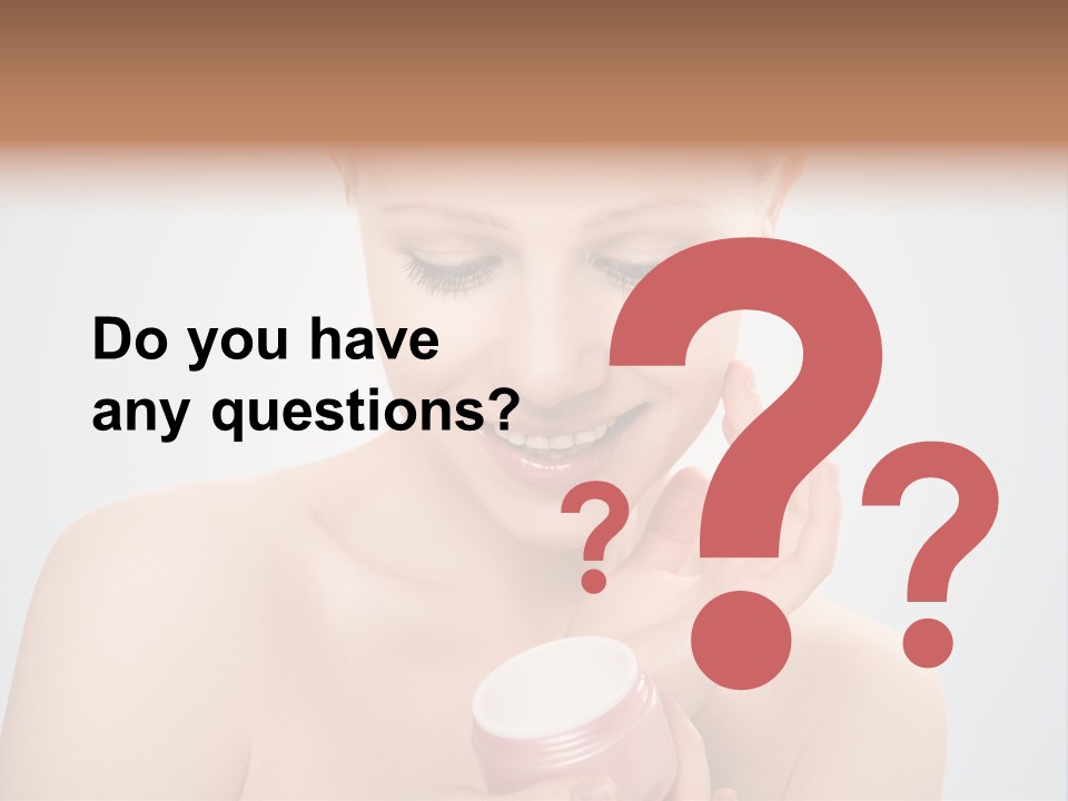 Eyes Cheek Girl PowerPoint Template