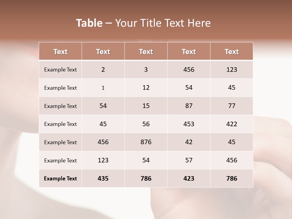 Pepperoni Caucasian Woman PowerPoint Template