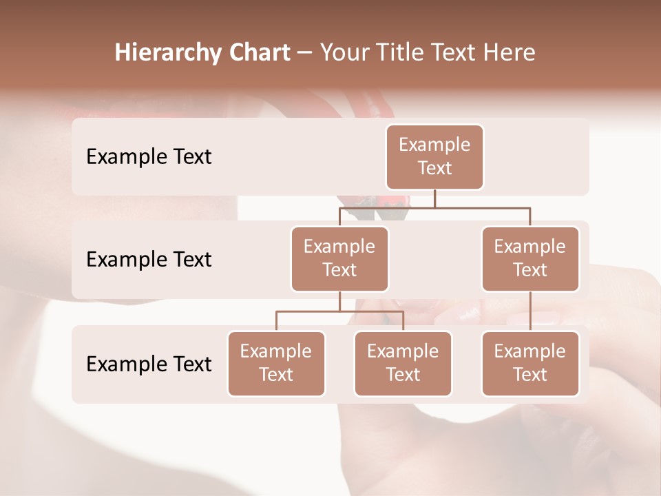 Pepperoni Caucasian Woman PowerPoint Template