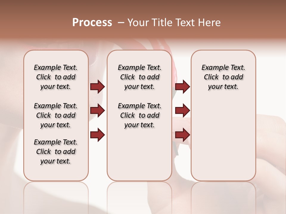 Pepperoni Caucasian Woman PowerPoint Template