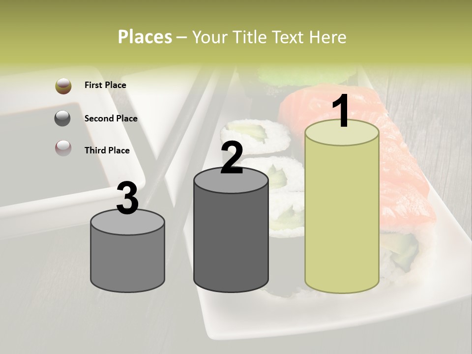 Oriental Wasabi Plate PowerPoint Template