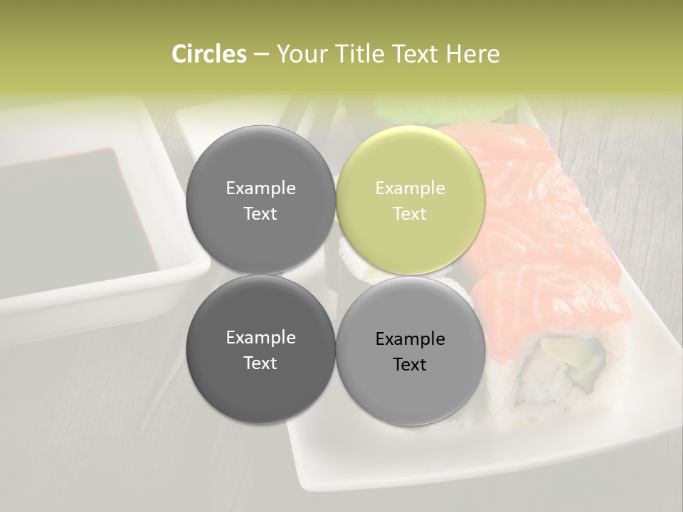 Oriental Wasabi Plate PowerPoint Template