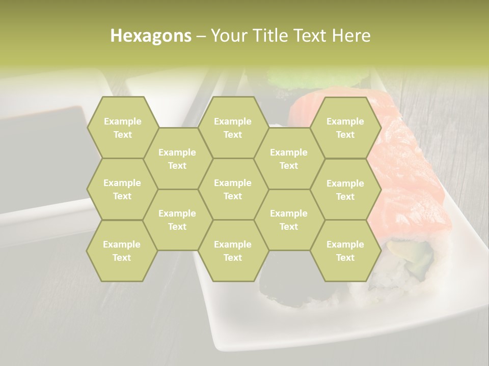 Oriental Wasabi Plate PowerPoint Template