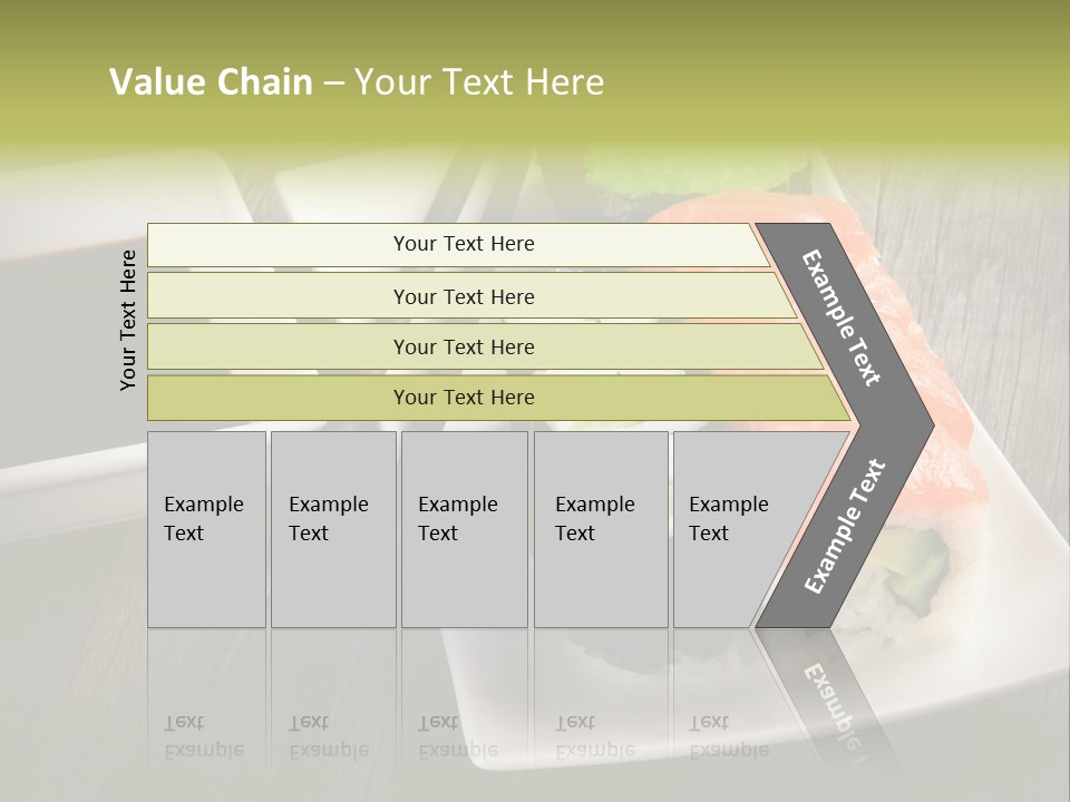 Oriental Wasabi Plate PowerPoint Template