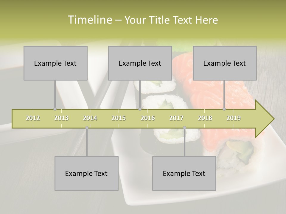 Oriental Wasabi Plate PowerPoint Template