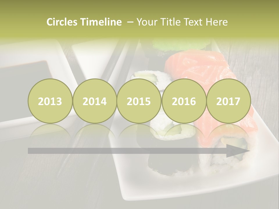 Oriental Wasabi Plate PowerPoint Template