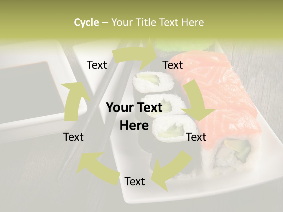 Oriental Wasabi Plate PowerPoint Template