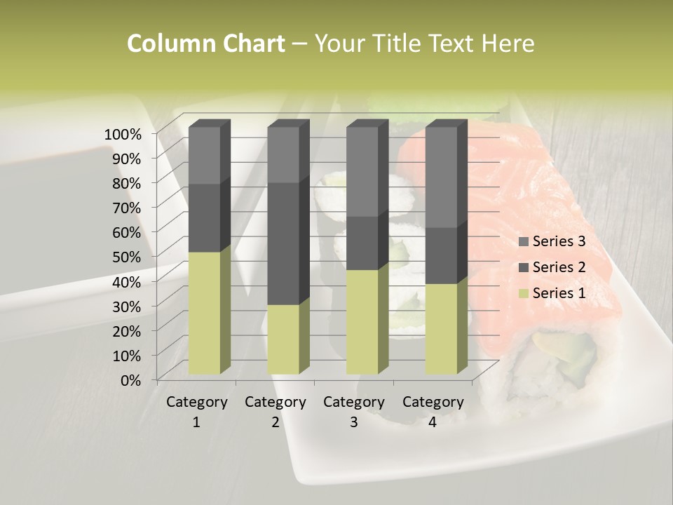 Oriental Wasabi Plate PowerPoint Template
