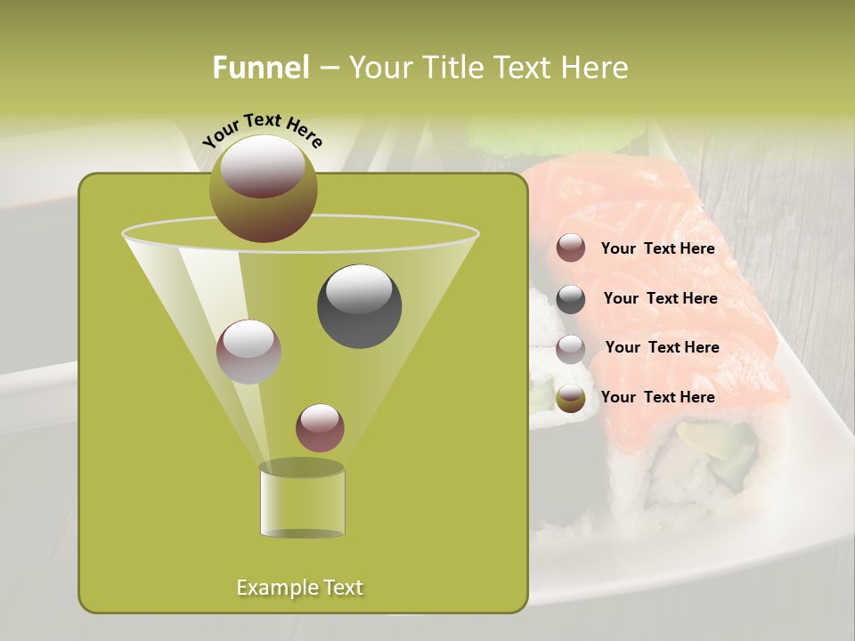 Oriental Wasabi Plate PowerPoint Template