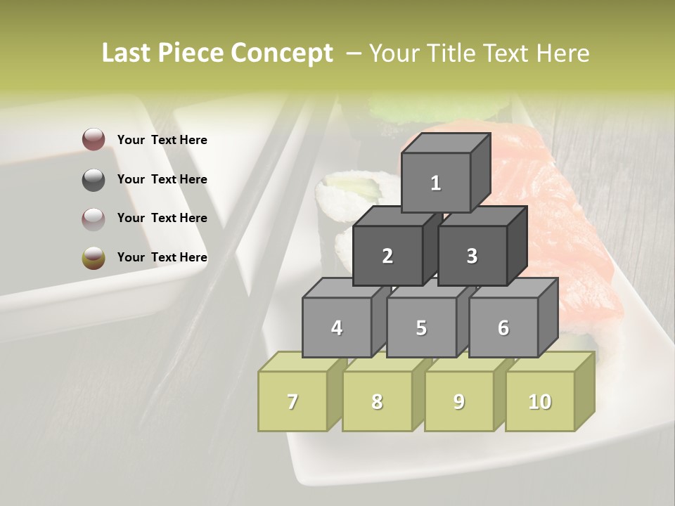 Oriental Wasabi Plate PowerPoint Template