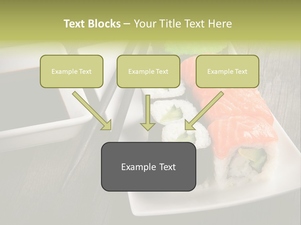 Oriental Wasabi Plate PowerPoint Template