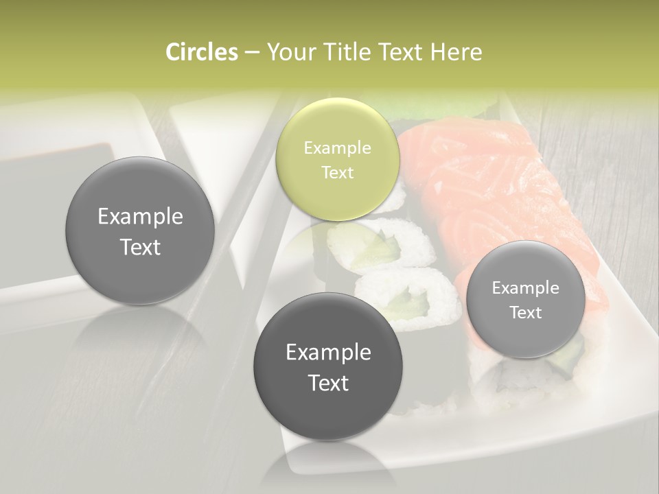 Oriental Wasabi Plate PowerPoint Template