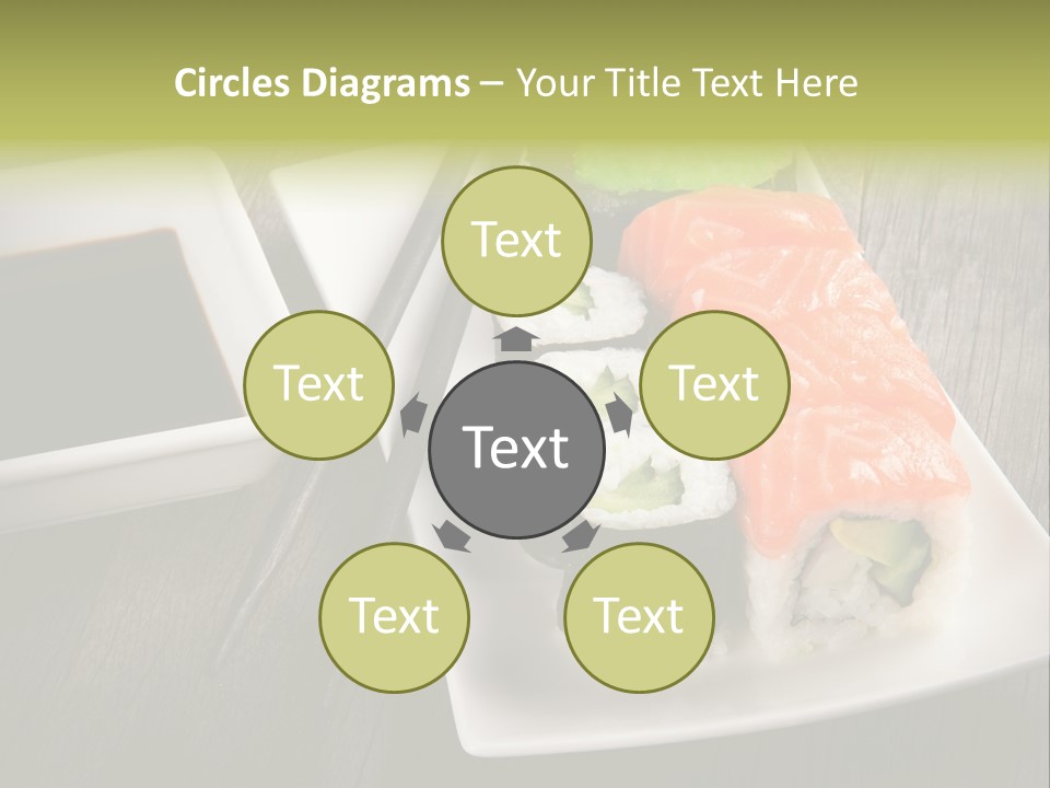Oriental Wasabi Plate PowerPoint Template
