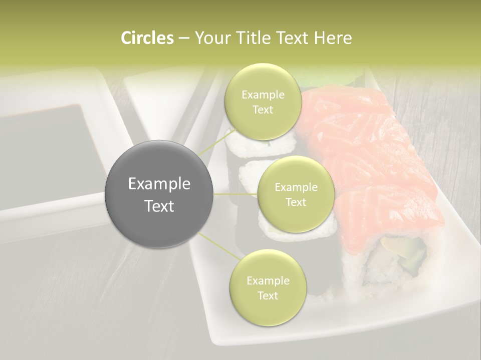 Oriental Wasabi Plate PowerPoint Template