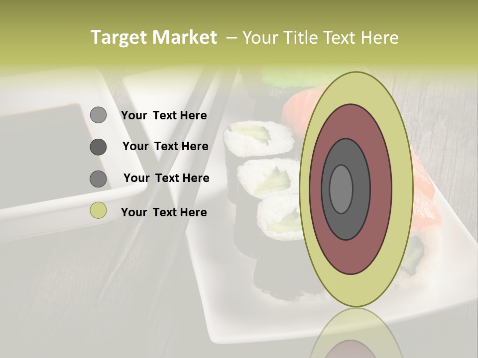 Oriental Wasabi Plate PowerPoint Template