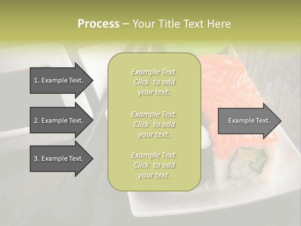 Oriental Wasabi Plate PowerPoint Template