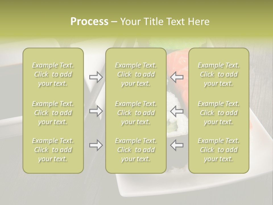 Oriental Wasabi Plate PowerPoint Template