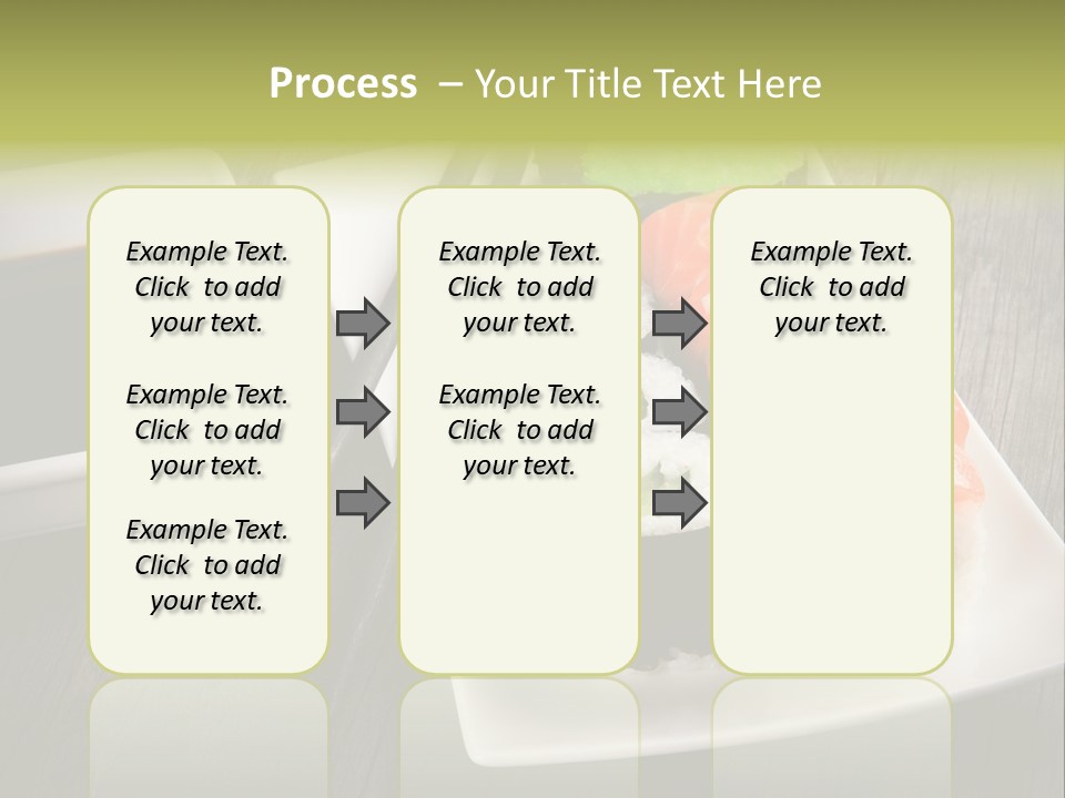 Oriental Wasabi Plate PowerPoint Template