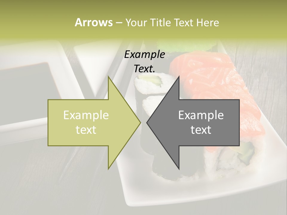 Oriental Wasabi Plate PowerPoint Template