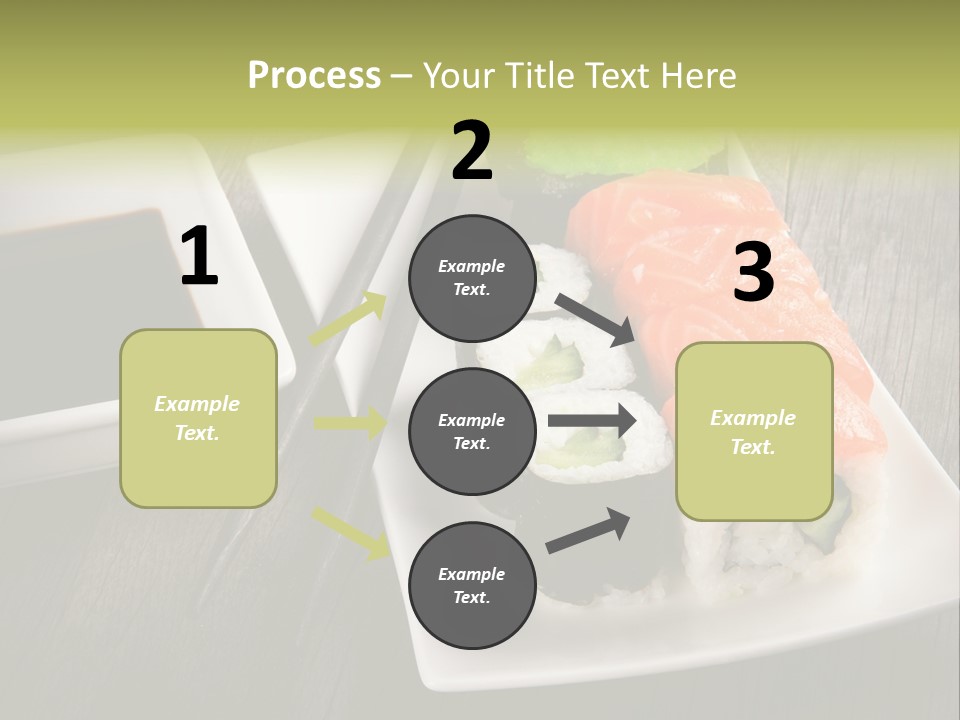 Oriental Wasabi Plate PowerPoint Template