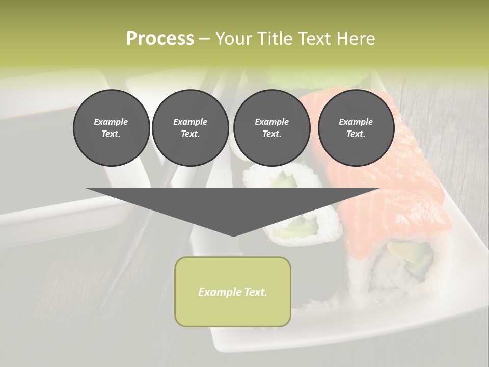 Oriental Wasabi Plate PowerPoint Template
