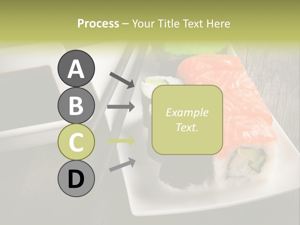 Oriental Wasabi Plate PowerPoint Template