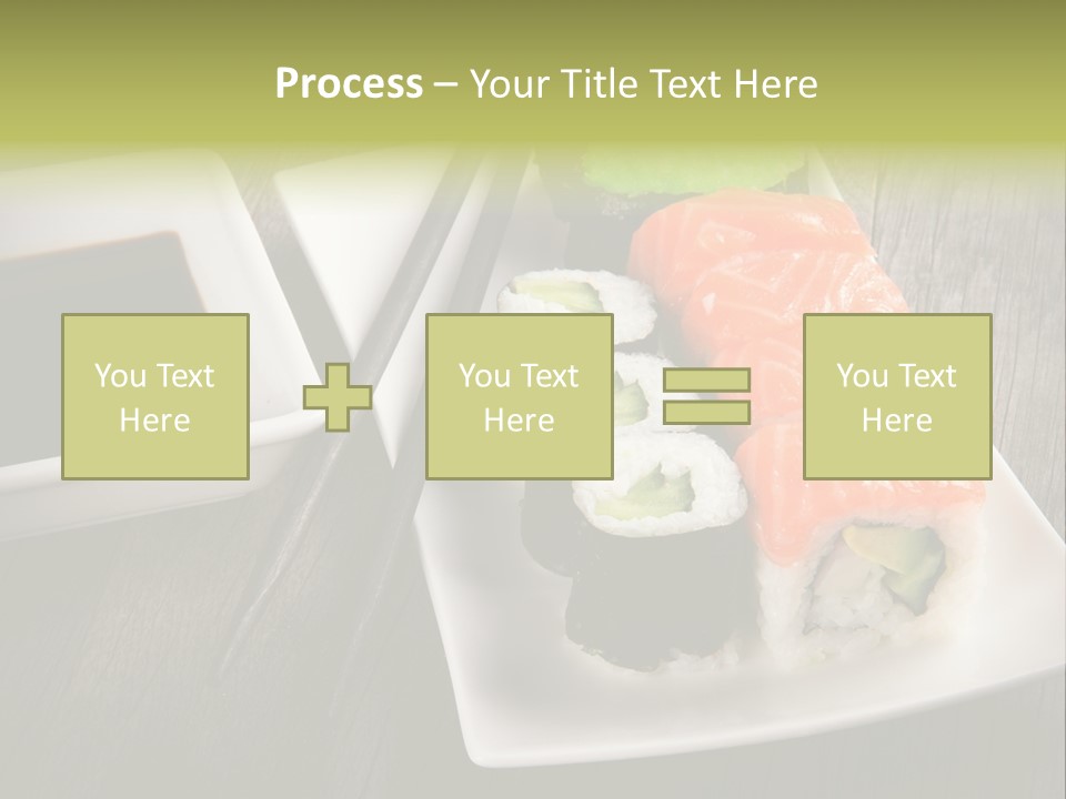 Oriental Wasabi Plate PowerPoint Template