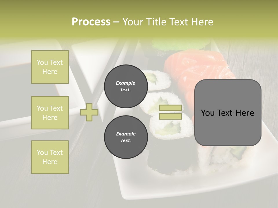 Oriental Wasabi Plate PowerPoint Template
