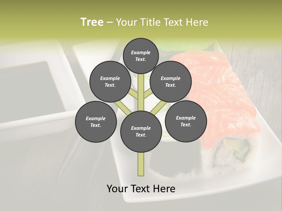 Oriental Wasabi Plate PowerPoint Template