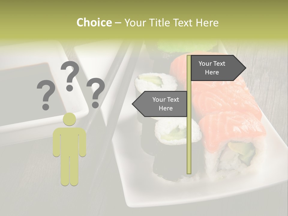 Oriental Wasabi Plate PowerPoint Template