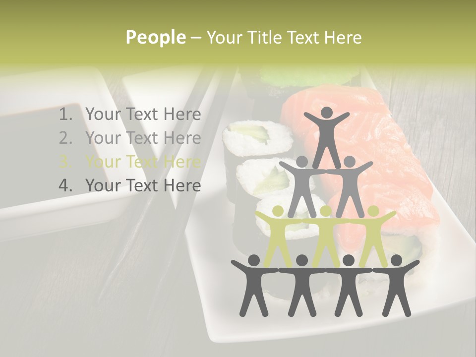 Oriental Wasabi Plate PowerPoint Template