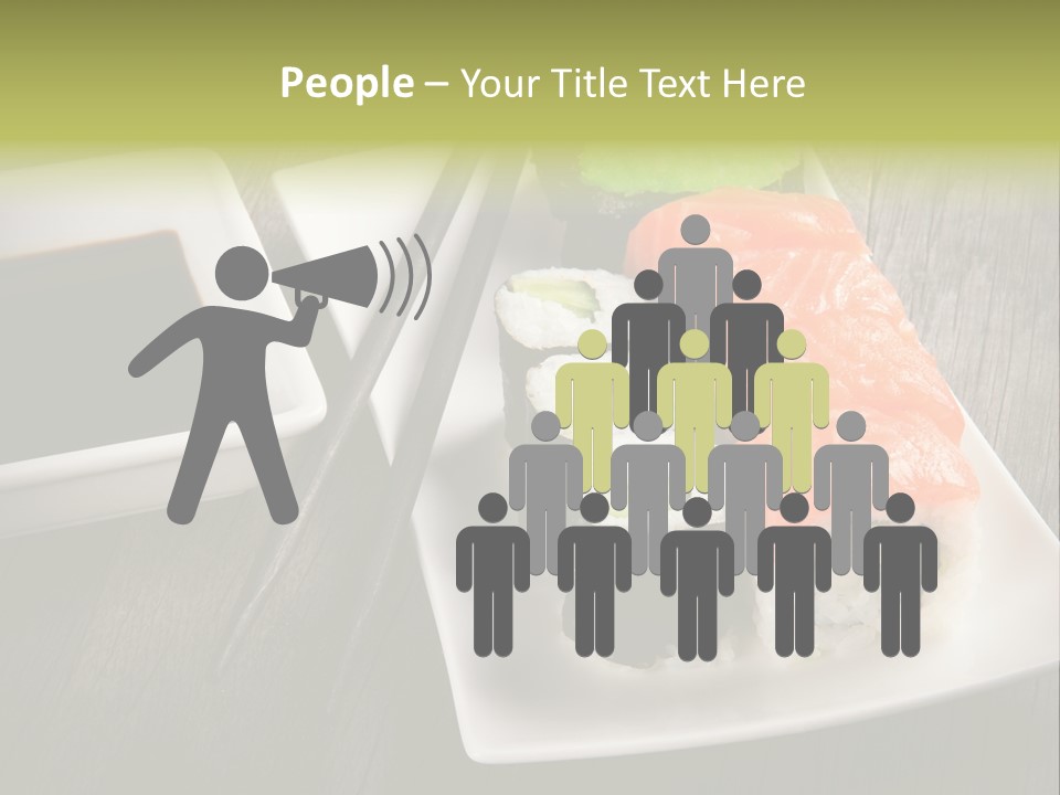 Oriental Wasabi Plate PowerPoint Template