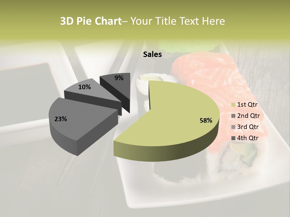Oriental Wasabi Plate PowerPoint Template