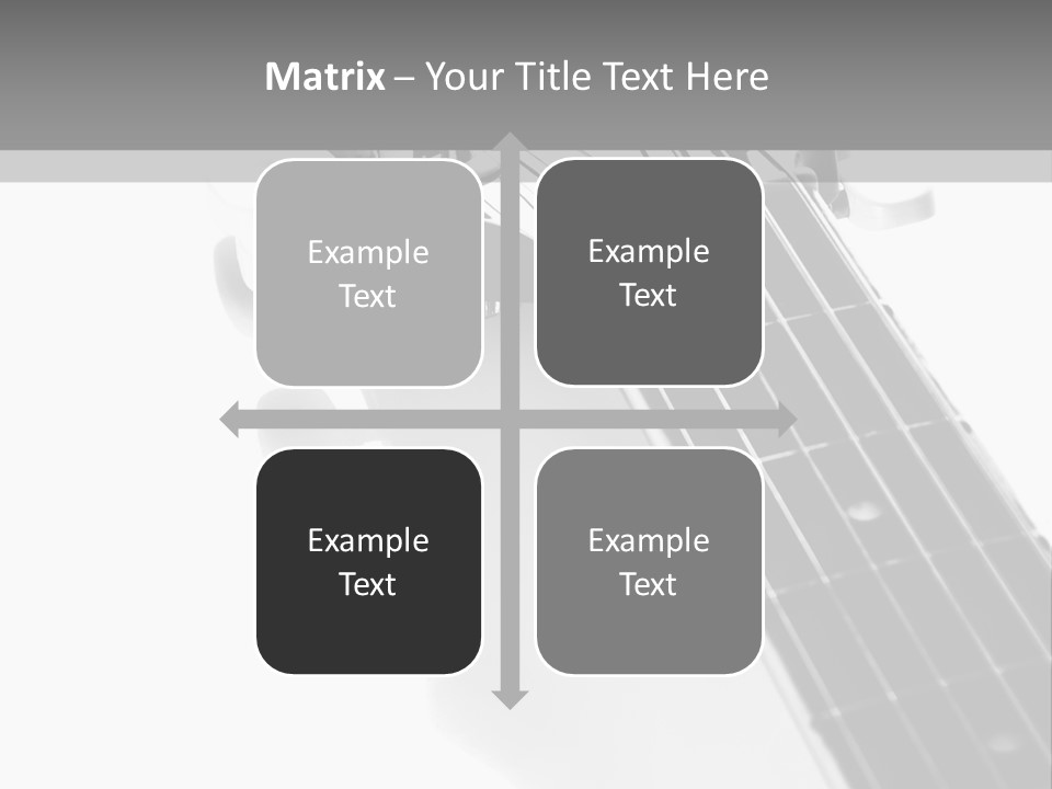 Black Fashion Equipment PowerPoint Template
