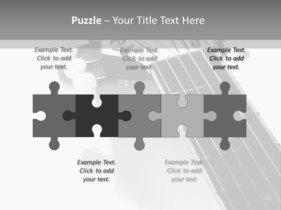 Black Fashion Equipment PowerPoint Template