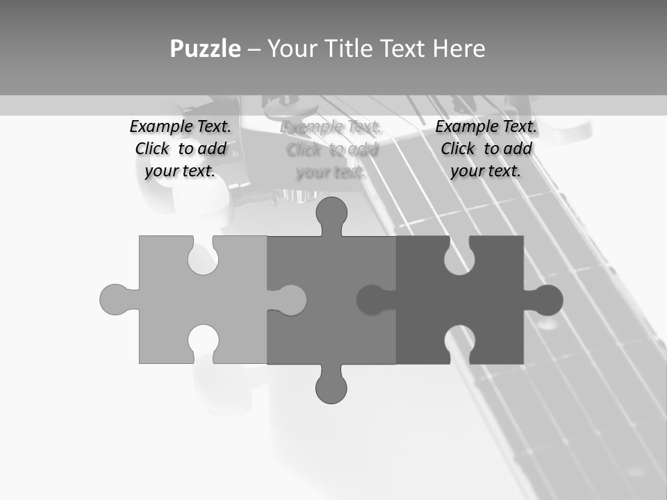 Black Fashion Equipment PowerPoint Template